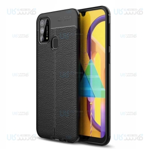 قاب ژله ای طرح چرم سامسونگ Auto Focus Jelly Case For Samsung Galaxy M31