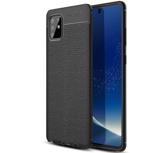قاب ژله ای طرح چرم سامسونگ Auto Focus Jelly Case For Samsung Galaxy S10 Lite 2020