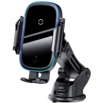 پایه نگهدارنده و شارژر وایرلس بیسوس هوشمند Baseus Light Electric Car Holder Wireless Charger WXHW03-01 15W
