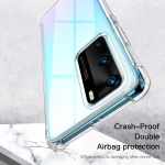 قاب محافظ ژله ای کپسول دار 5 گرمی هواوی Clear Tpu Air Rubber Jelly Case For Huawei P40
