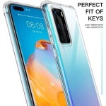 قاب محافظ ژله ای کپسول دار 5 گرمی هواوی Clear Tpu Air Rubber Jelly Case For Huawei P40