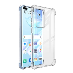 قاب محافظ ژله ای کپسول دار 5 گرمی هواوی Clear Tpu Air Rubber Jelly Case For Huawei P40 Pro