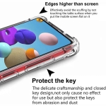 قاب محافظ ژله ای کپسول دار 5 گرمی سامسونگ Clear Tpu Air Rubber Jelly Case For Samsung Galaxy A21s