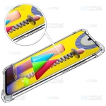 قاب محافظ ژله ای کپسول دار 5 گرمی سامسونگ Clear Tpu Air Rubber Jelly Case For Samsung Galaxy M31