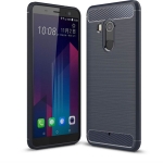 قاب محافظ ژله ای اچ تی سی Fiber Carbon Rugged Armor Case For Glass Screen Protector HTC U11 Plus