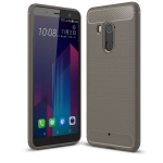 قاب محافظ ژله ای اچ تی سی Fiber Carbon Rugged Armor Case For Glass Screen Protector HTC U11 Plus