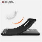 قاب محافظ ژله ای اچ تی سی Fiber Carbon Rugged Armor Case For Glass Screen Protector HTC U11 Plus