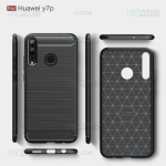 قاب محافظ ژله ای هواوی Fiber Carbon Rugged Armor Case For Huawei Y7p