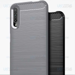 قاب محافظ ژله ای هواوی Fiber Carbon Rugged Armor Case For Huawei Y9s