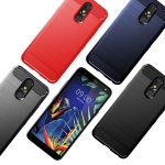 Fiber Carbon Rugged Armor Case For LG K40