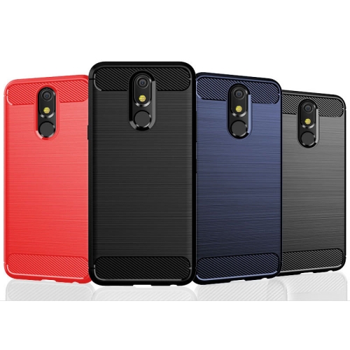 Fiber Carbon Rugged Armor Case For LG K40