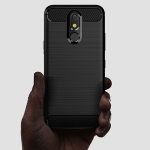 Fiber Carbon Rugged Armor Case For LG K40