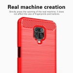 قاب محافظ ژله ای شیائومی Fiber Carbon Rugged Armor Case For Xiaomi Redmi Note 9 Pro Note 9 Pro Max Note 9S