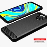 قاب محافظ ژله ای شیائومی Fiber Carbon Rugged Armor Case For Xiaomi Redmi Note 9 Pro Note 9 Pro Max Note 9S