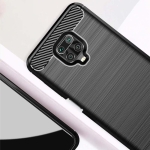 قاب محافظ ژله ای شیائومی Fiber Carbon Rugged Armor Case For Xiaomi Redmi Note 9 Pro Note 9 Pro Max Note 9S