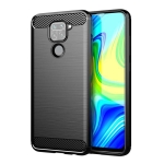 قاب محافظ ژله ای شیائومی Fiber Carbon Rugged Armor Case For Xiaomi Redmi Note 9 Redmi 10X 4G