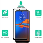 محافظ صفحه نمایش تمام چسب با پوشش کامل موتورولا Full Glass Screen Protector For Motorola Moto E6 Plus