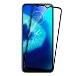 محافظ صفحه نمایش تمام چسب با پوشش کامل موتورولا Full Glass Screen Protector For Motorola Moto G8 Power Lite