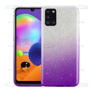 قاب ژله ای اکلیلی Glitter Gradient Color Alkyd Jelly Case Samsung Galaxy A31