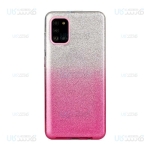قاب ژله ای اکلیلی Glitter Gradient Color Alkyd Jelly Case Samsung Galaxy A31
