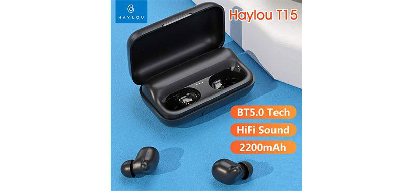 هندزفری بلوتوث دوگوش شیائومی هایلو Haylou T15 TWS Bluetooth Earbuds