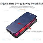 کیف محافظ چرمی سامسونگ Leather Standing Magnetic Cover For Samsung Galaxy A21s
