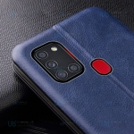 کیف محافظ چرمی سامسونگ Leather Standing Magnetic Cover For Samsung Galaxy A21s