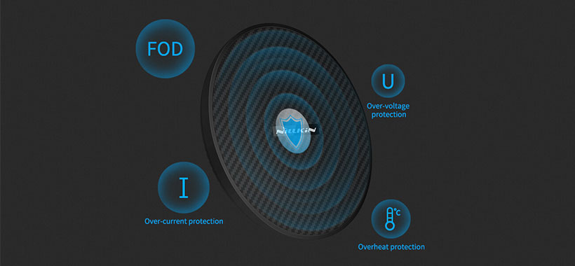 شارژر وایرلس سریع نیلکین Nillkin PowerFlash Aramid Fiber Wireless Charger