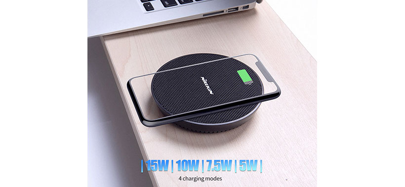 شارژر وایرلس سریع نیلکین Nillkin PowerFlash Classic Nylon Wireless Charger