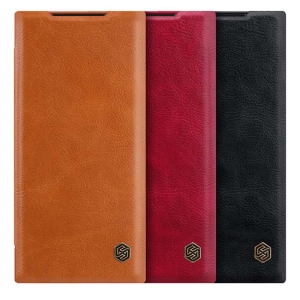 کیف محافظ چرمی نیلکین سامسونگ Nillkin Qin Case For Samsung Galaxy Note 20 Ultra