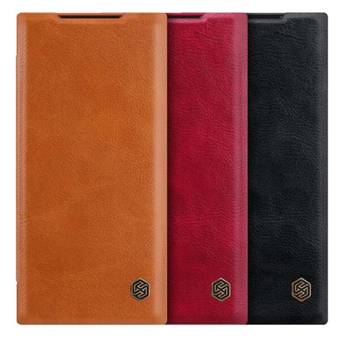 کیف محافظ چرمی نیلکین سامسونگ Nillkin Qin Case For Samsung Galaxy Note 20 Ultra