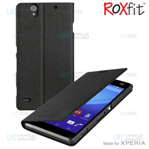 کیف چرمی محافظ راکسفیت سونی Roxfit Sony Xperia C4 Slimline Book Case