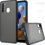 قاب محافظ سامسونگ Transparent Hybrid Case For Samsung Galaxy A21