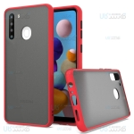 قاب محافظ سامسونگ Transparent Hybrid Case For Samsung Galaxy A21