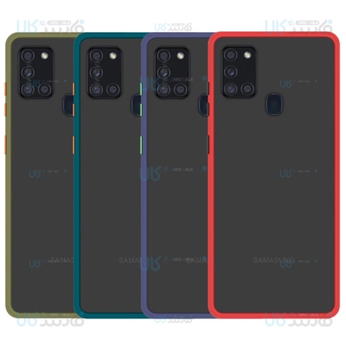 قاب محافظ سامسونگ Transparent Hybrid Case For Samsung Galaxy A21s