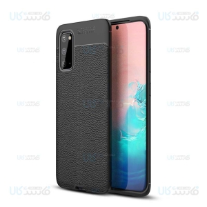 قاب ژله ای طرح چرم سامسونگ Auto Focus Jelly Case For Samsung Galaxy S20