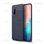 قاب ژله ای طرح چرم سامسونگ Auto Focus Jelly Case For Samsung Galaxy S20