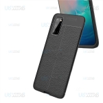 قاب ژله ای طرح چرم سامسونگ Auto Focus Jelly Case For Samsung Galaxy S20