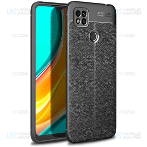 قاب ژله ای طرح چرم شیائومی Auto Focus Jelly Case For Xiaomi Redmi 9C