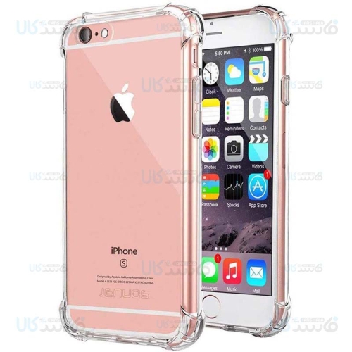 قاب محافظ ژله ای کپسول دار 5 گرمی اپل Clear Tpu Air Rubber Jelly Case For Apple iPhone 6 Plus / 6S Plus