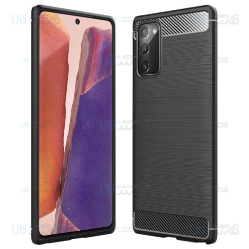 قاب محافظ ژله ای سامسونگ Fiber Carbon Rugged Armor Case For Samsung Galaxy Note 20