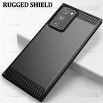 قاب محافظ ژله ای سامسونگ Fiber Carbon Rugged Armor Case For Samsung Galaxy Note 20 Ultra