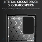 قاب محافظ ژله ای سامسونگ Fiber Carbon Rugged Armor Case For Samsung Galaxy Note 20 Ultra