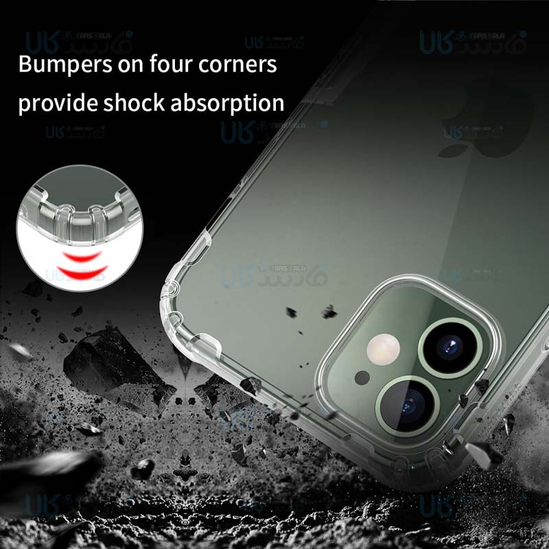 قاب محافظ ژله ای نیلکین اپل Nillkin Nature Series TPU case for Apple iPhone 12