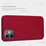کیف محافظ چرمی نیلکین اپل Nillkin Qin Case For Apple iPhone 12