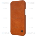 کیف محافظ چرمی نیلکین اپل Nillkin Qin Case For Apple iPhone 12 Pro / iPhone 12 Max