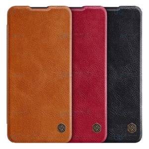کیف محافظ چرمی نیلکین وان پلاس Nillkin Qin Case For OnePlus Nord