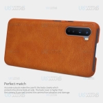 کیف محافظ چرمی نیلکین وان پلاس Nillkin Qin Case For OnePlus Nord