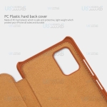 کیف محافظ چرمی نیلکین سامسونگ Nillkin Qin Case For Samsung Galaxy A71 5G