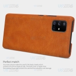 کیف محافظ چرمی نیلکین سامسونگ Nillkin Qin Case For Samsung Galaxy A71 5G